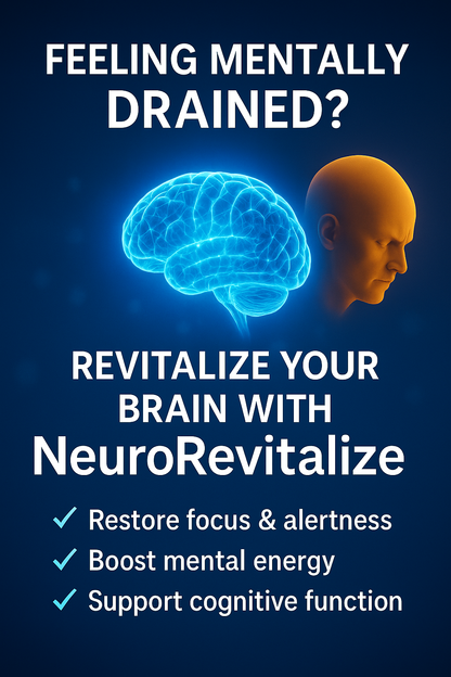 NeuroRevitalize – 3-in-1 Daily Support for Focus, Calm & Clarity