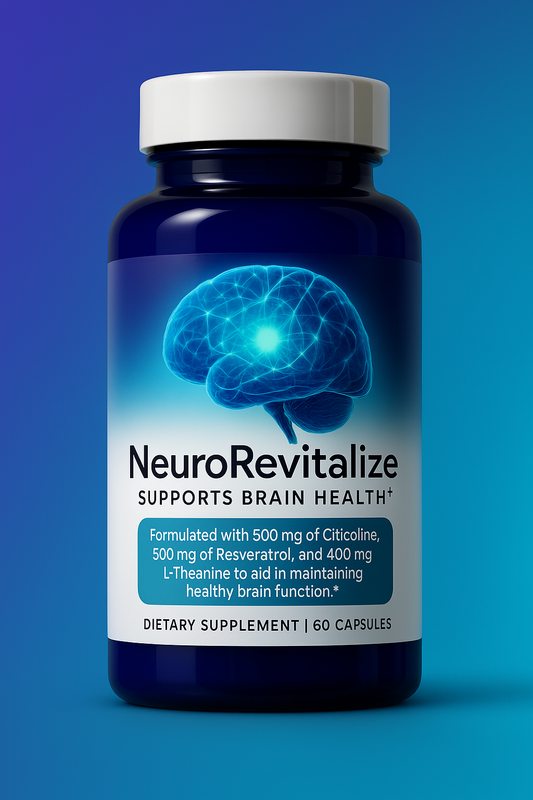 NeuroRevitalize – 3-in-1 Daily Support for Focus, Calm & Clarity