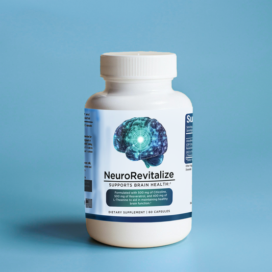 NeuroRevitalize -Clinically Formulated for Mental Wellness-The Ultimate Brain Boost